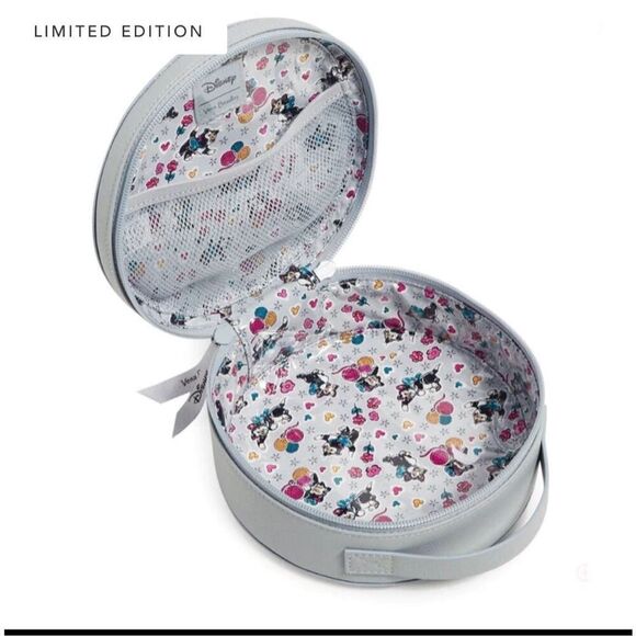 NWT Vera Bradley Bag Whimsy Cosmetic In Disney Mickey Mouse Piccadilly Paisley - Picture 3 of 15